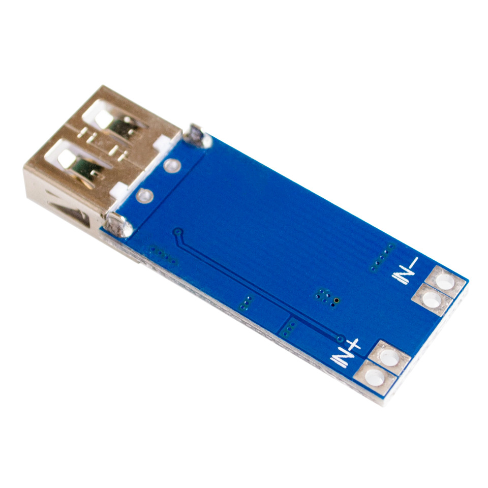 โมดูลแปลงไฟลง เป็น 5V USB 9V/12V/24V to 5V DC-DC buck module car charger 3A output USB buck regulated power supply step down