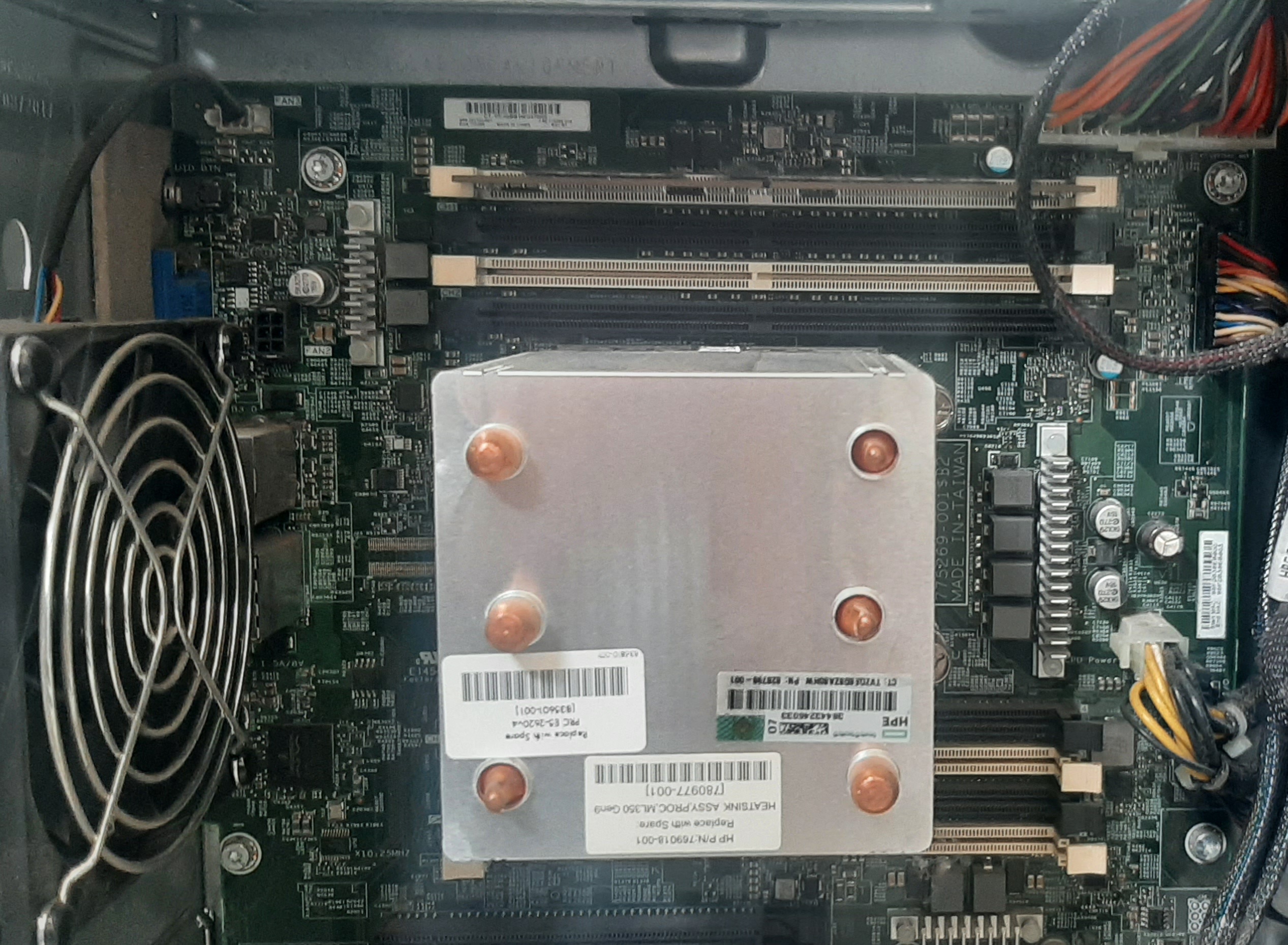 เซิร์ฟเวอร์มือสอง สภาพดี HP ML110 Gen9 (Xeon E5-2620V4 Ram8GB HDD300GB x2) ประกันร้าน 1 เดือน