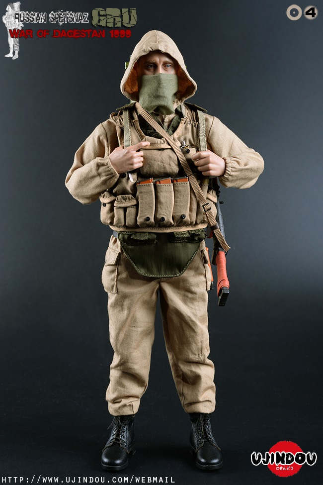 [สั่งจอง]UJINDOU UD9004 1/6 : RUSSIAN SPETSNAZ GRU WAR OF DAGESTAN 1999