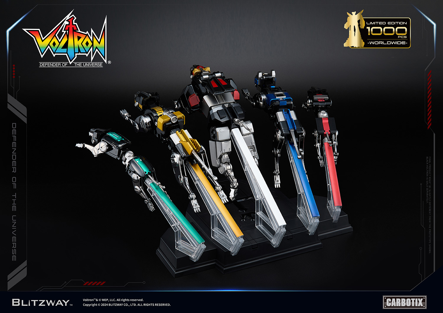 [สั่งจอง] Blitzway Carbotix : Black Voltron