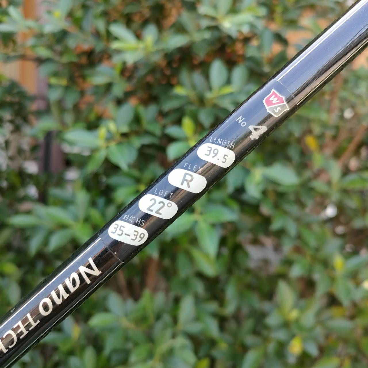 HYBRID 4 WILSON STAFF NC UT องศา 22 ก้าน NANO TECH - CT FLEX R ก้านดีมาก ตัวนี้เป็นเทพๆของ แบรนด์ WILSON