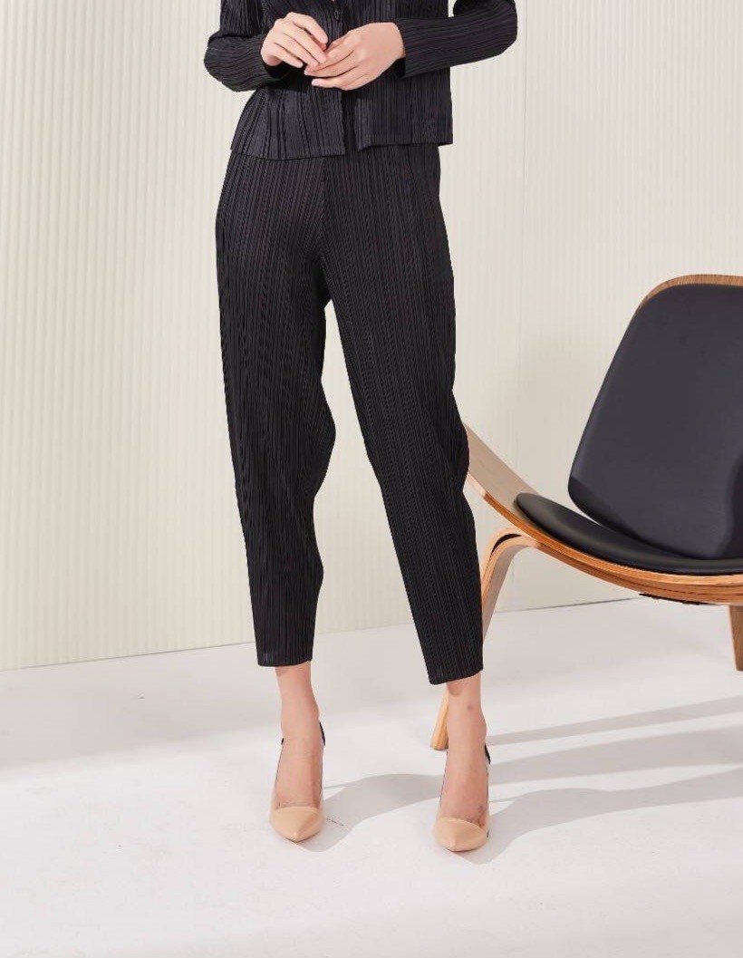 ยาว 34นิ้ว!! 2MUAY รุ่น GJO2188 กางเกงผู้หญิง กางเกงอัดพลีทคุณภาพ 12สี FREE SIZE CASUAL FIT PLEATES PANTS