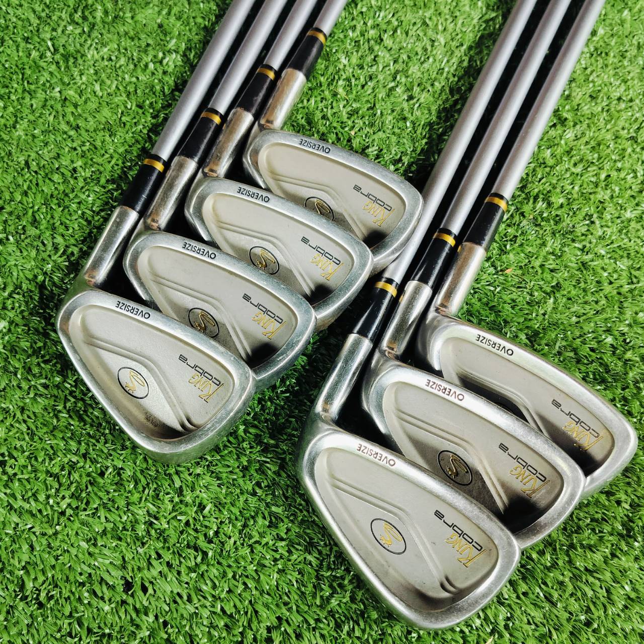 ชุดเหล็ก KING COBRA มีเหล็ก 5-9 PW SW ก้านกราไฟต์ COBRA FLEX R ใบใหญ่ OVERSIZE ตีได้ระยะ และตีไกลแบบสุดๆ ไม้กอล์ฟพรีเมี่ยมมือสองญี่ปุ่น ของแท้ By NakaraLuxurious
