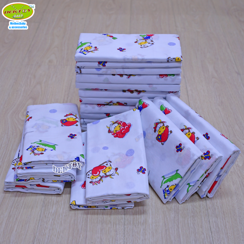 Babyplay เบบี้เพลย์ ผ้าอ้อมสาลู 2 ชั้นเกรดA ลายวัว 12 ผืน