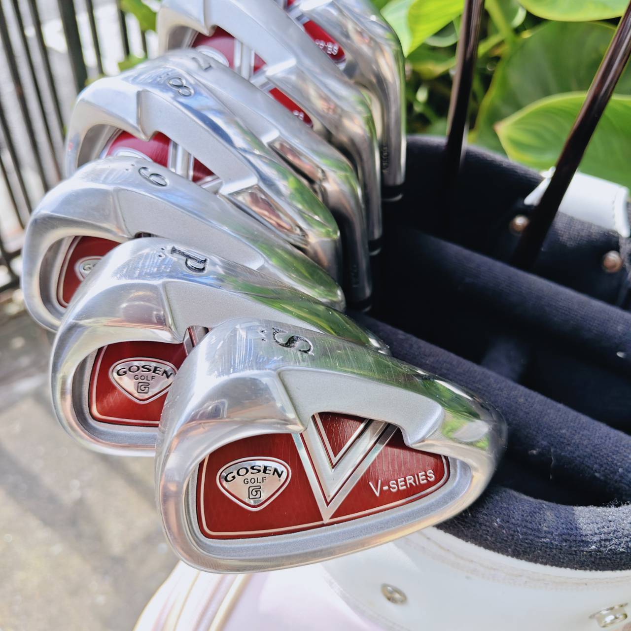 ไม้กอล์ฟสำหรับผู้หญิง FULLSET GOSEN JAPAN V-SERIES ชุดพรีเมี่ยมจากญี่ปุ่น 🔴 เบา ตีง่าย สวย