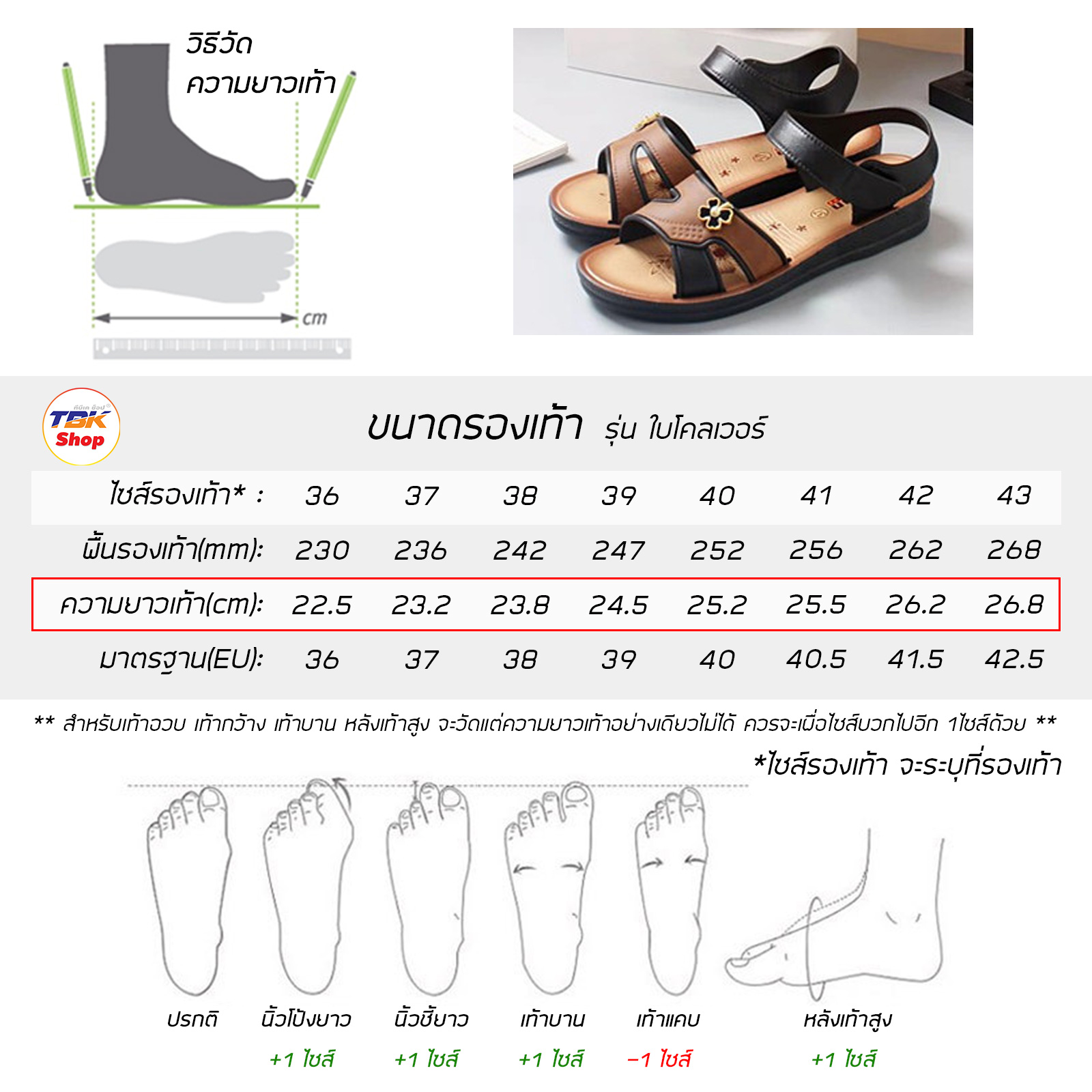 รองเท้าผู้หญิง รุ่น รัดส้น-ใบโคลเวอร์ ส้นหนา 3cm ยาง PVC พื้นนิ่ม ใส่สบายเท้า พื้นยางกันลื่น คุณภาพดี