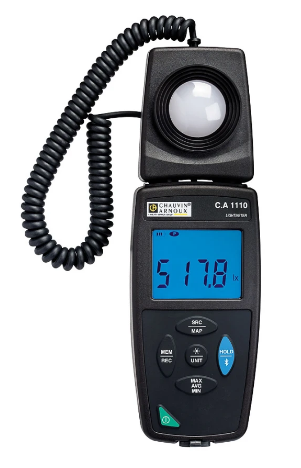 CA1110 Logger LUX Meter เครื่องวัดและบันทึกค่าความสว่าง_Chauvin Arnoux