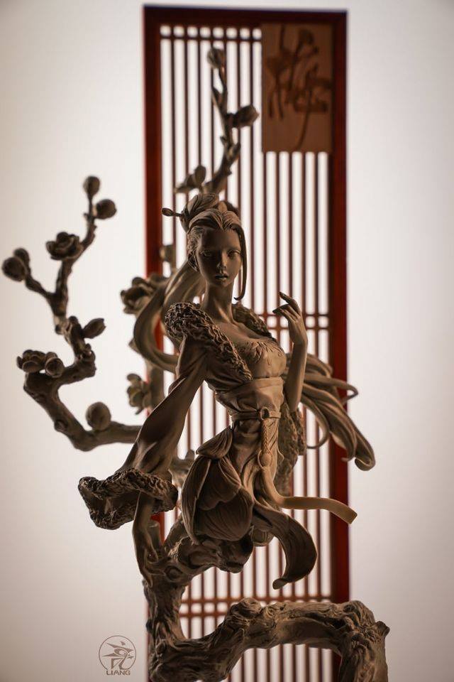 [สั่งจอง]Yuan Xing Liang Chinese Ladies Plum, Orchid, Bamboo and Chrysanthemum