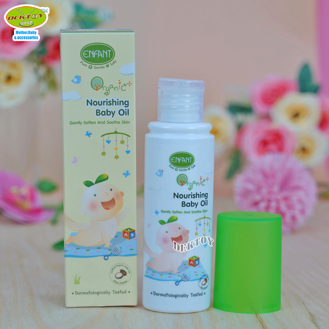 Enfant อองฟองต์ เบบี้ออยล์ ออยล์บำรุงผิวสำหรับเด็ก สูตรอ่อนโยน ปริมาณ 100 มล.