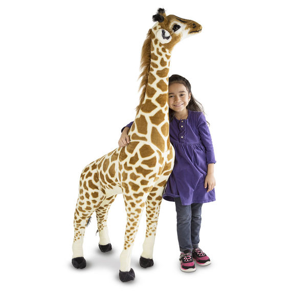 Melissa & Doug Stuffed Animal - Giraffe Plush ตุ๊กตายีราฟ ใหญ่จริง สูง 4 ฟุต กอดฟินเหมือนจริง