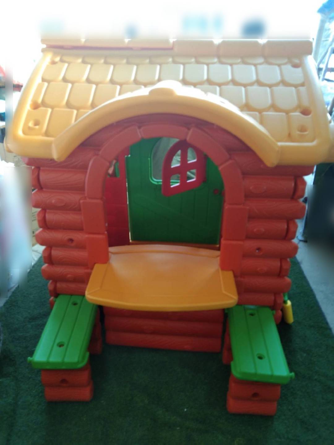 บ้านสีส้ม บ้านรังนก,บ้านของเล่น, บ้านเด็ก ,ของเล่นเด็ก, เครื่องเล่นสนาม พร้อมส่ง