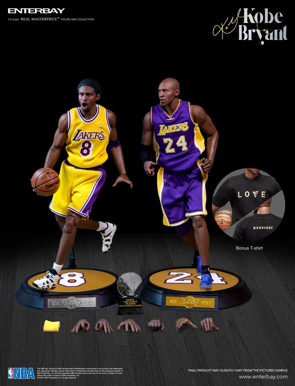 [สั่งจอง]Enterbay 1/6 Scale RM-1065 NBA Collection Kobe Bryant Action Figure