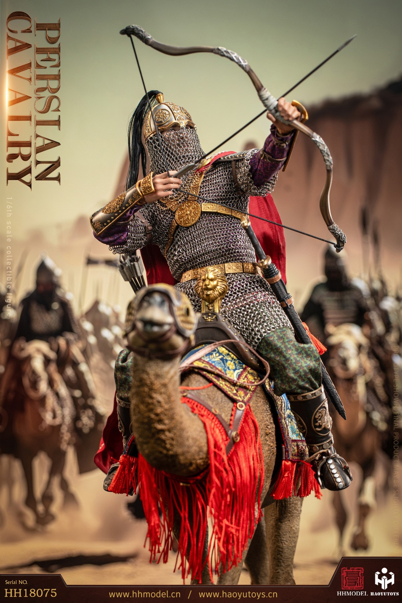 [สั่งจอง] HHMODEL & HAOYUTOYS 1/6 Imperial Legion - HH18075 : Persian heavy cavalry