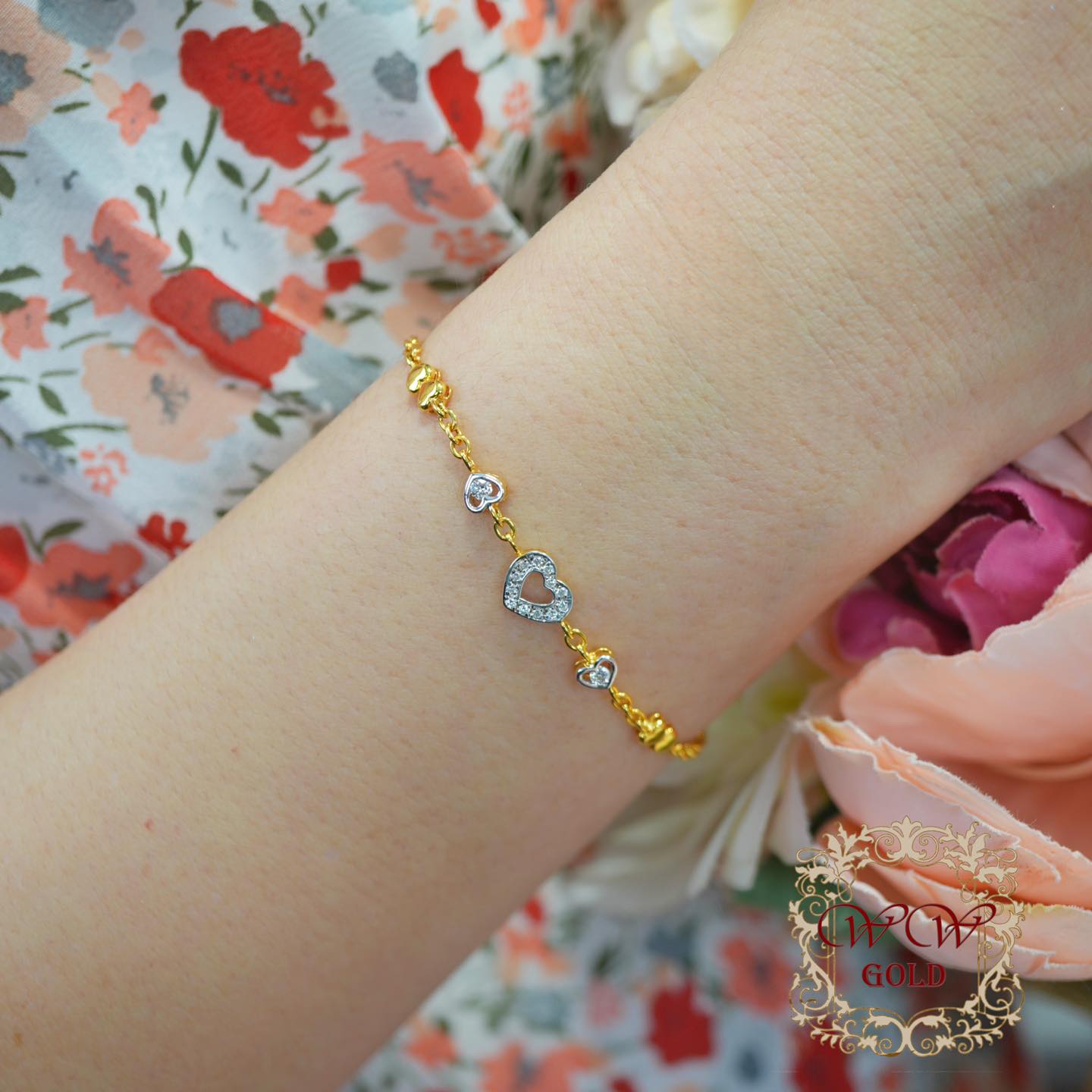 สร้อยข้อมือหัวใจ