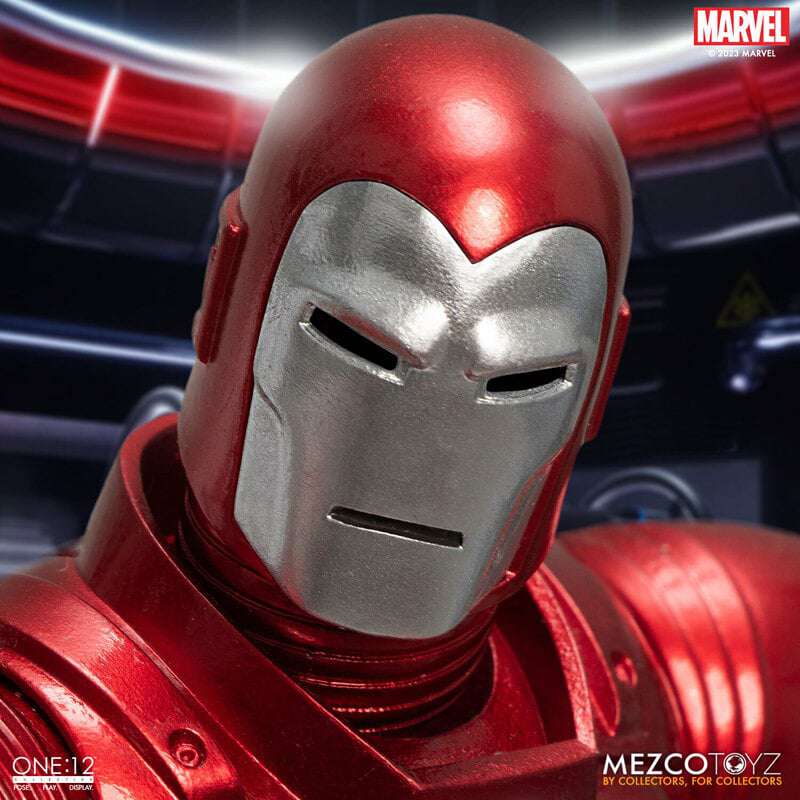 [พร้อมส่ง] Mezco Toyz One:12 Collective Iron Man - Silver Centurion Edition