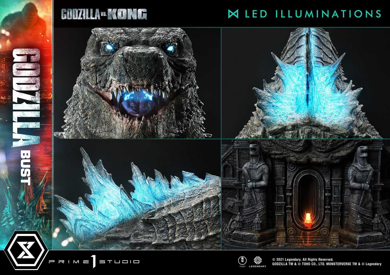 [สั่งจอง]Prime 1 Studio LSGVK-01 : Godzilla vs Kong Godzilla Bust