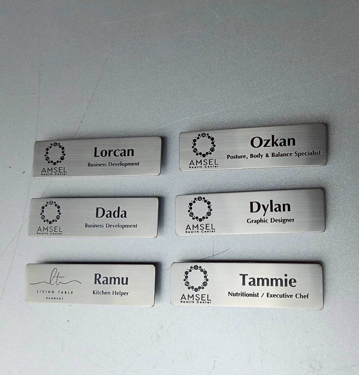 ป้ายสแตนเลสเงากัดกรด