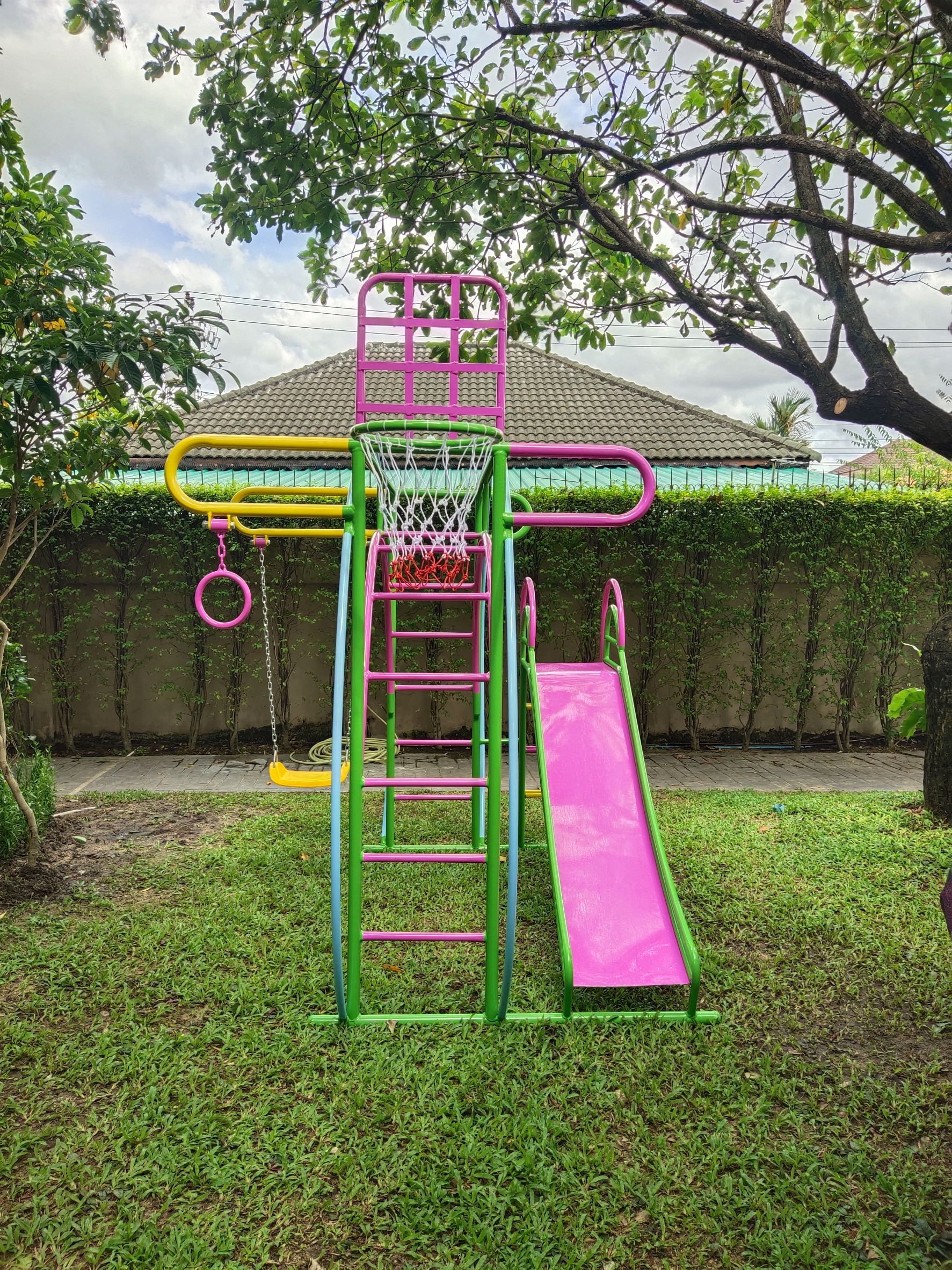 ชุดรวม C เครื่องเล่นสนามกลางแจ้ง เครื่องเล่นสนามเหล็ก,ประกอบด้วยสไลเดอร์ชิงช้าปีนป่ายบาร์โหน OutdoorPlayground,ผลิตเครื่องเล่นสนาม,เครื่องเล่นในสนามเด็กเล่น,เครื่องเล่นงบสพฐ.,ประชารัฐ, ราคาโรงงาน