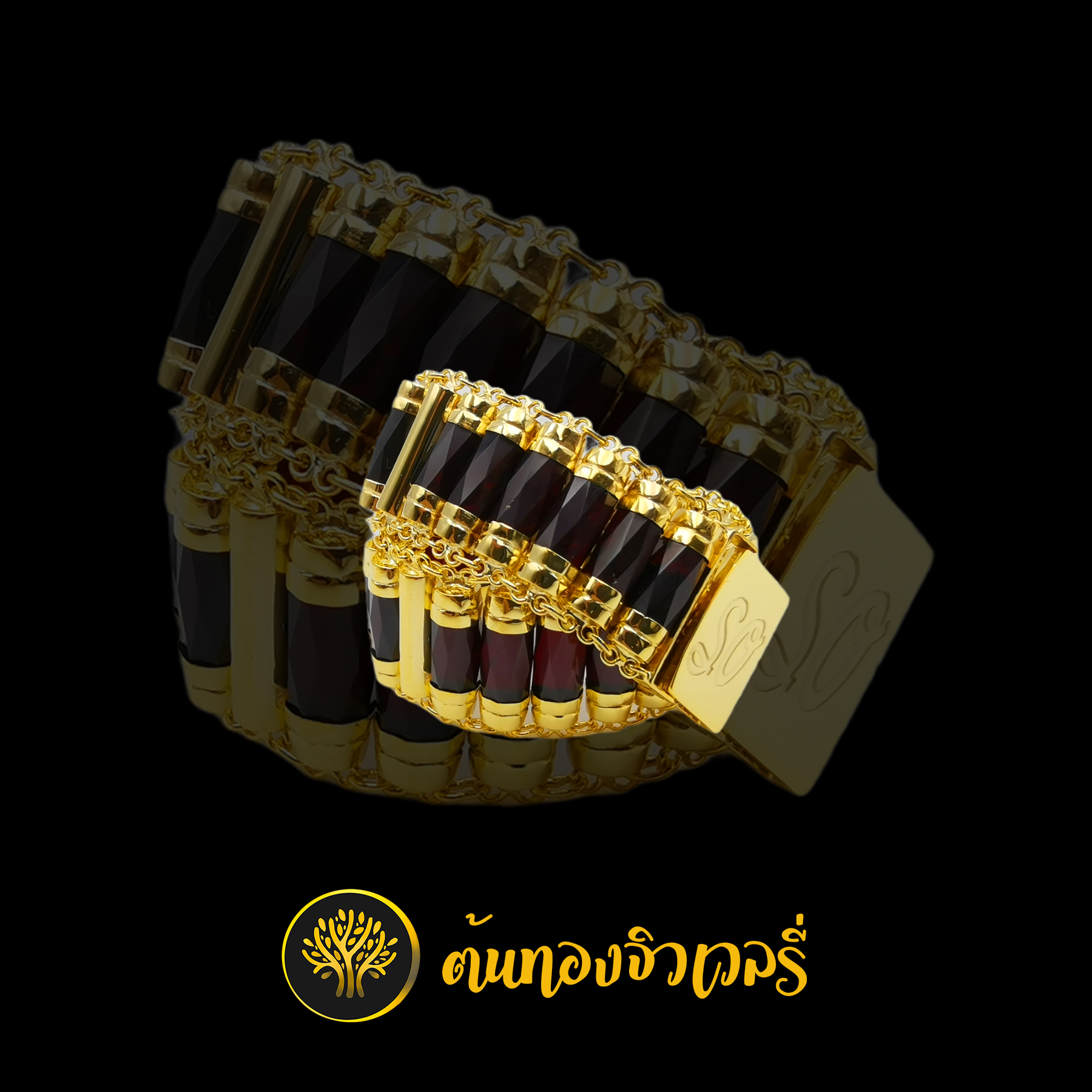 สร้อยโกเมนแพ เลเซอร์กล่องสปริง โกเมนเรียงสวยๆ กล่องสปริง เลเซอร์คมๆครับ