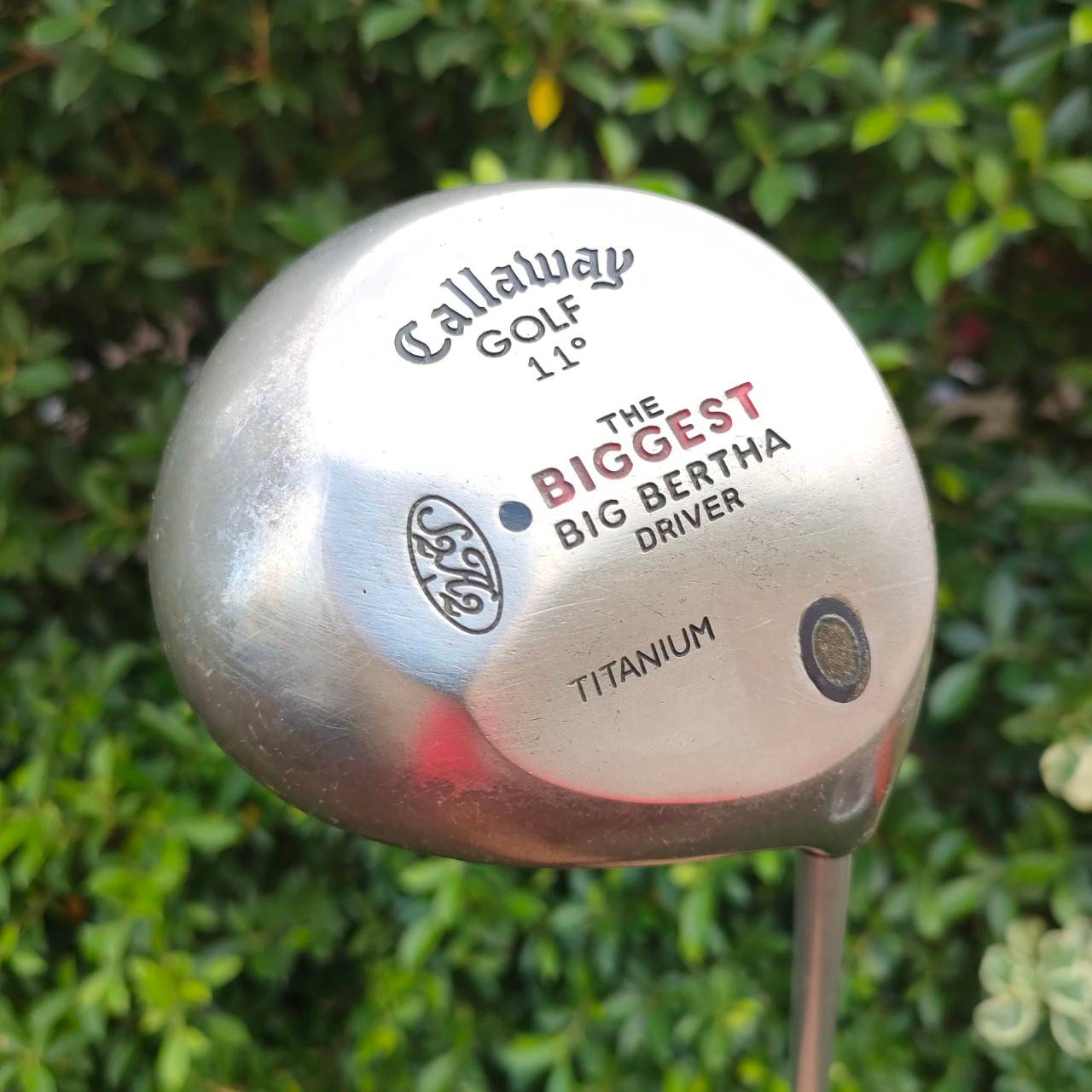 DRIVER CALLAWAY THE BIGGEST BIG BERTHA TITANIUM องศา 11 ก้าน UST MAMIYA SUPER 47 FLEX R ก้านเป็นก้านโม สุดยอดคุณภาพ!! ไม้กอล์ฟมือสอง ของแท้ BY NakaraLuxurious