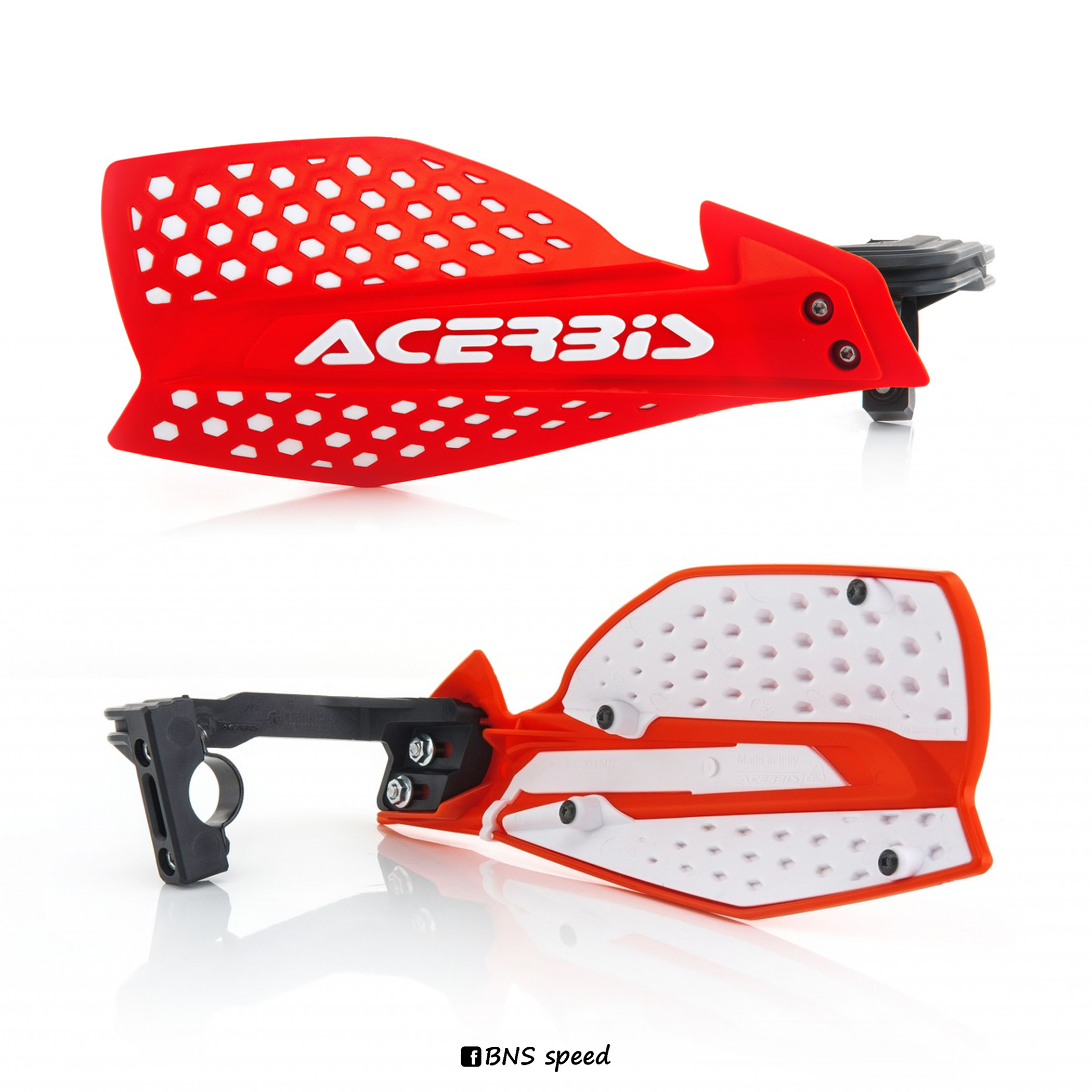 การ์ดแฮนด์ Acerbis X-Ultimate Red/White