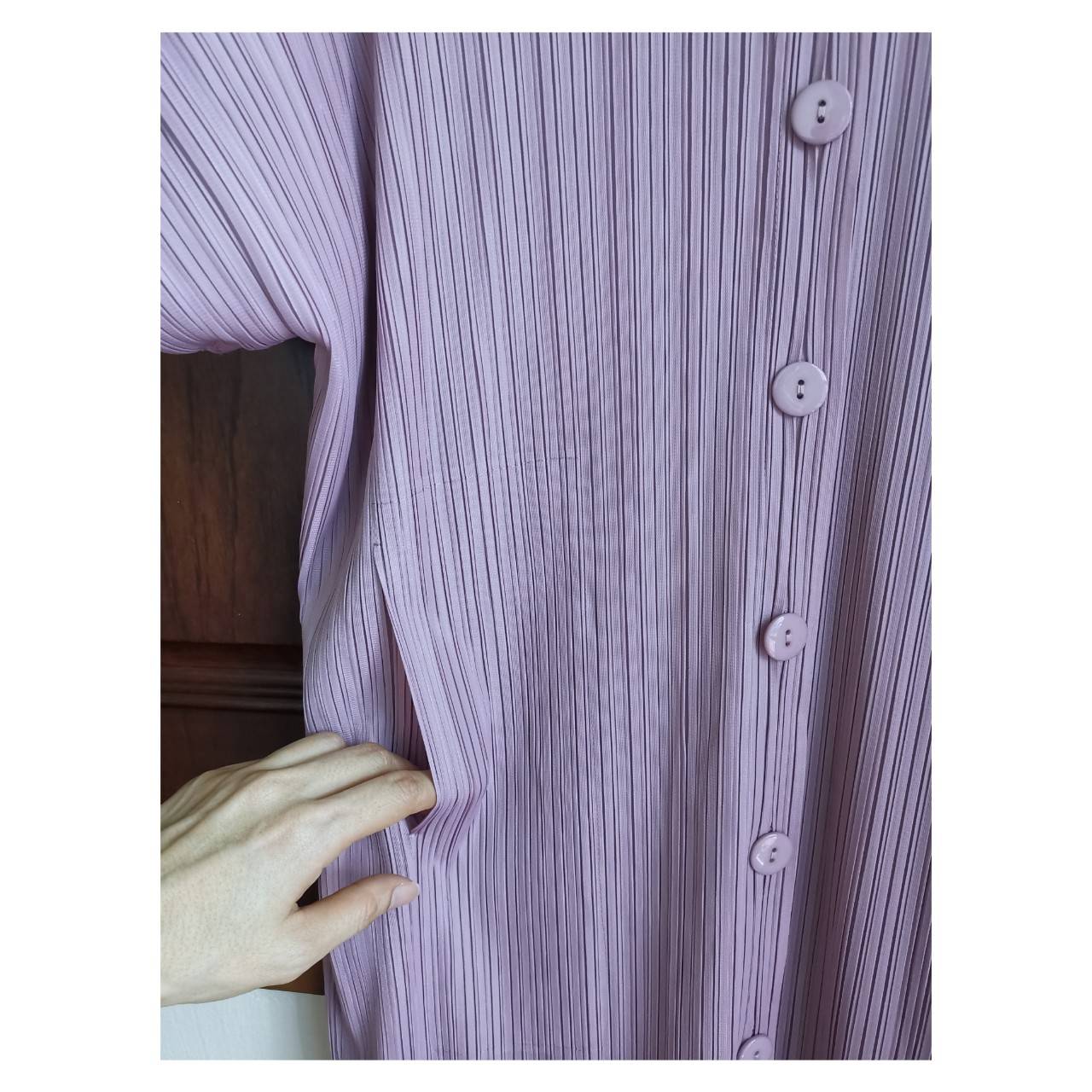 2MUAY รุ่น GJO2087 COLLAR BUTTON FRONT PLEAT DRESS เดรสอัดพลีทงานคุณภาพ 9สี FREE SIZE