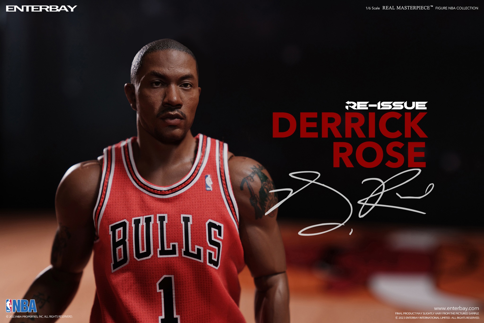 [พร้อมส่ง] ENTERBAY RM-1046 1/6 : NBA Chicago Bulls Derrick Rose