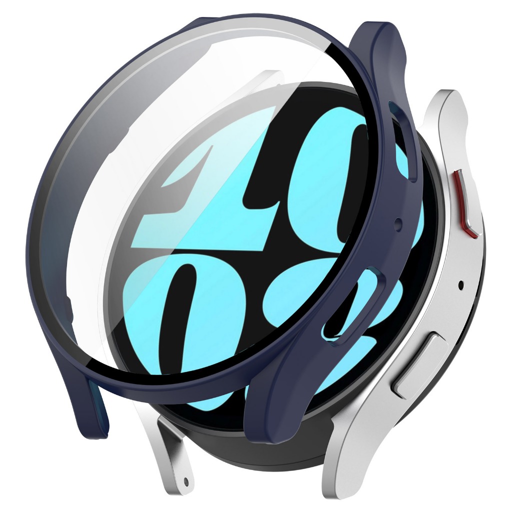 Shopdodi เคส Samsung Galaxy Watch 6 40mm / 44mm Case Glass (CG) เคสกันกระแทก พร้อม ฟิล์มกระจกในตัว