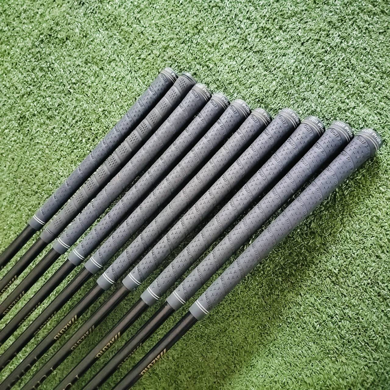 ชุดเหล็ก MIZUNO T-ZIOD หน้าเด้ง!!! TITANIUM INSERT ชุดใหญ่ 10 ชิ้น มี 3-9 P S F ครบ ก้านถัก TURBO GOLD FLEX R ชุดเหล็กญี่ปุ่น MADE IN JAPAN ไม้กอล์ฟพรีเมี่ยมมือสอง ของแท้ By NakaraLuxurious