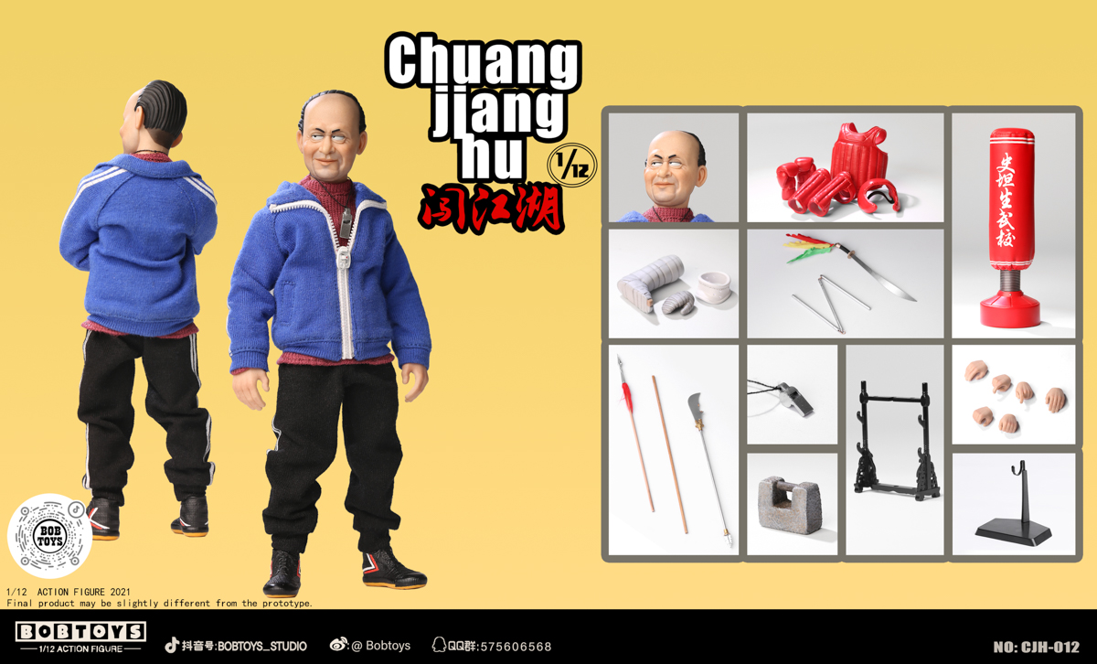 [สั่งจอง]BOBTOYS CJH-012 1/12 : CHUANG JIANGHU Series Bald Stenson