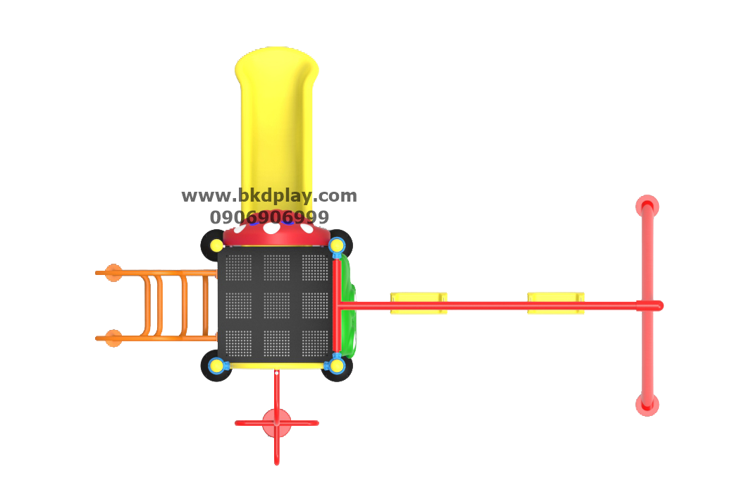 ชุดหอสไลด์-ปีนป่าย 8 เครื่องเล่นสนามเหล็ก เครื่องเล่นสนามกลางแจ้ง ของเล่น สั่งผลิต 10-20 วัน ขนาด 280x380x200 ซม.