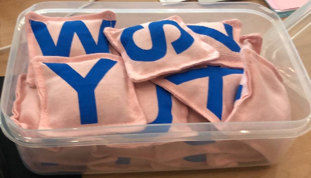 ถุงถั่วสอนพยัญชนะ A-Z 26 ชิ้น