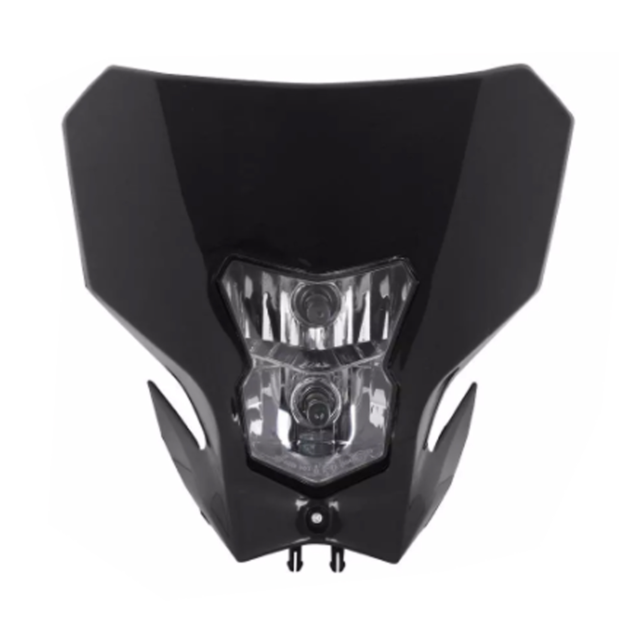 หน้ากากทรง CRF450L ไฟธรรมดา สีดำ