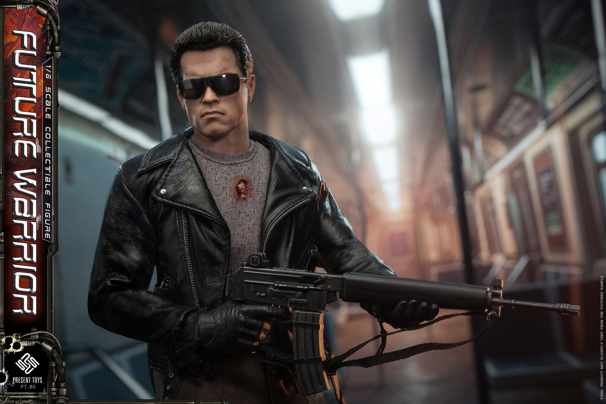 [สั่งจอง] PRESENT TOYS PT-sp80 1/6 : Future Warrior（Leather version）