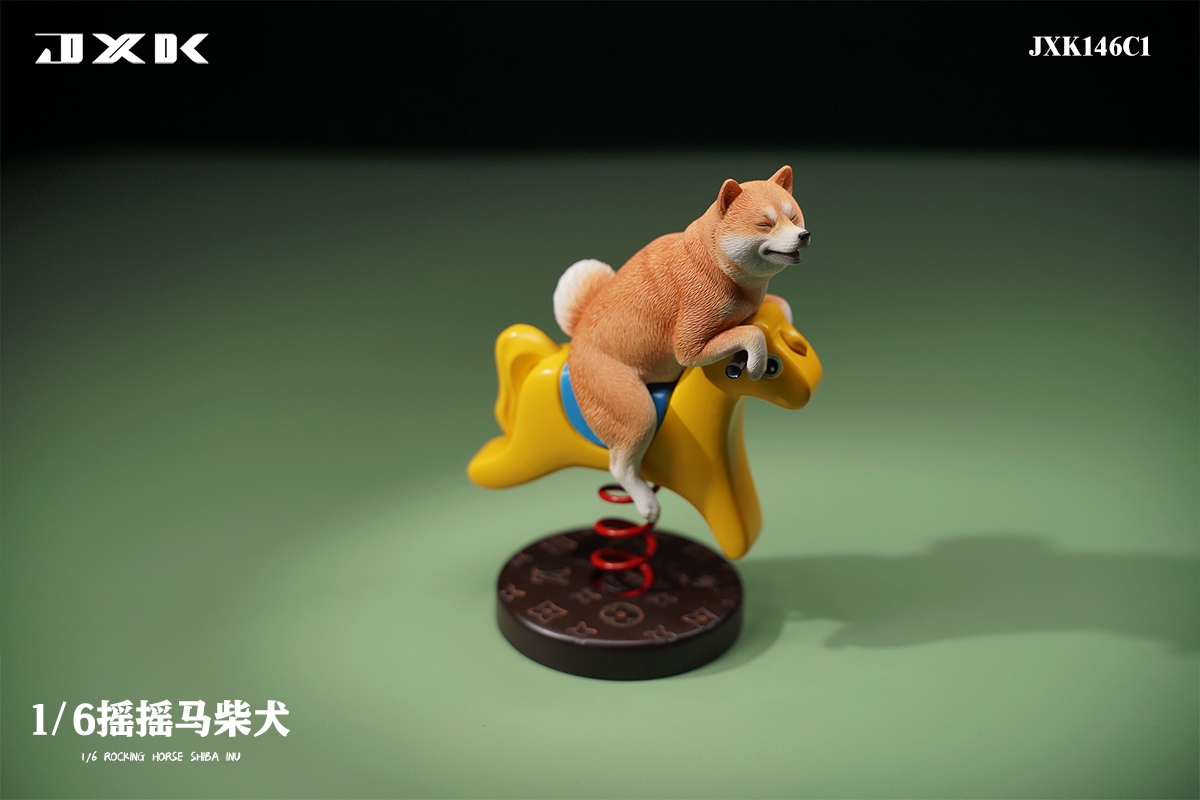 [สั่งจอง]JXK 1/6 : Rocking horse Shiba inu