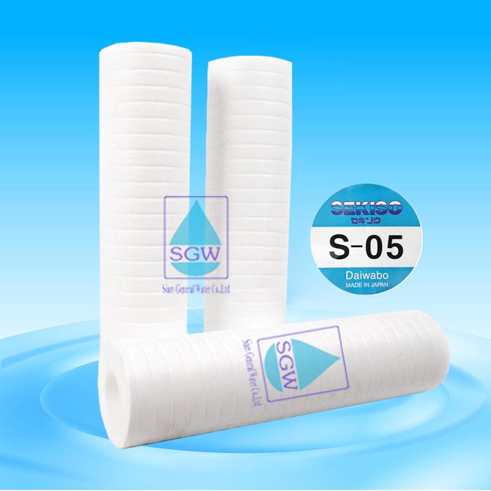 SEKISO S-05 Spun Filter Cartridge # 5 Micron 10" (1 Box / 50 Pcs.)