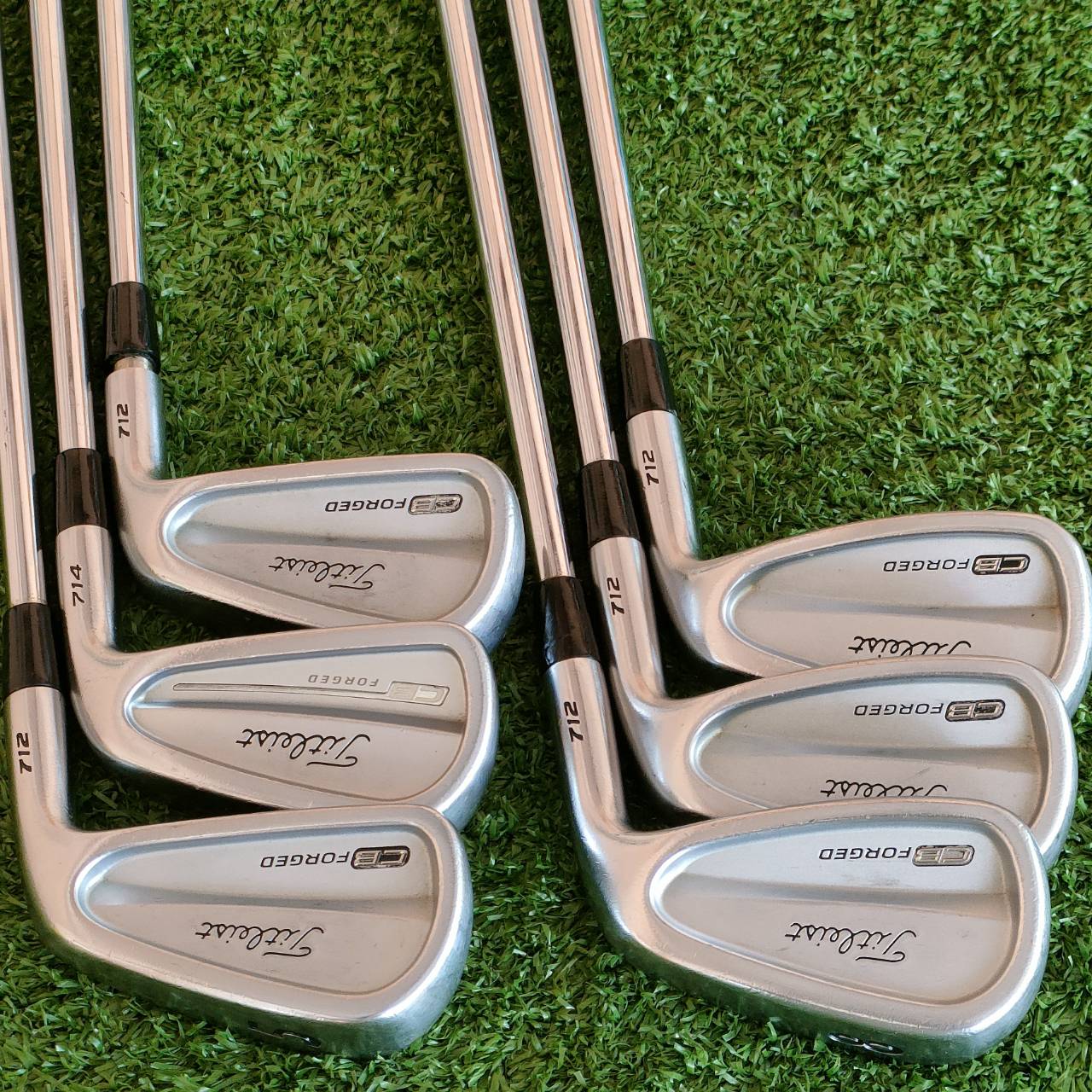 ชุดเหล็ก TITLEIST CB FORGED 712 มีเหล็ก 5-9 เเละ PW ก้าน N.S.PRO 950 GH FLEX R เหล็ก FORGED พรีเมี่ยม ที่เป็น CAVITY ทั้งชุด แบรนด์ระดับเทพครับ ห้ามพลาดเด็ดขาด