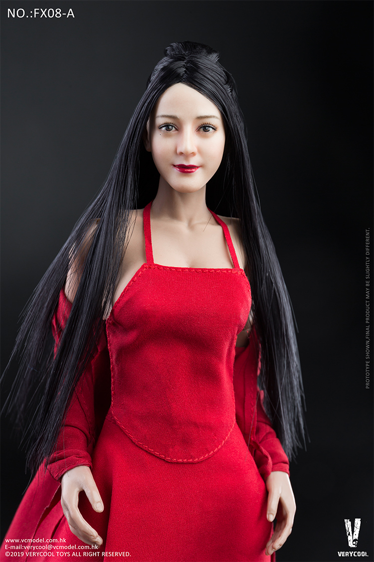 [สั่งจอง] VERYCOOL VCL-1003 ACCESSORIES SERIES ：1/6 Ancient Costume Red Dress Set [reprint]