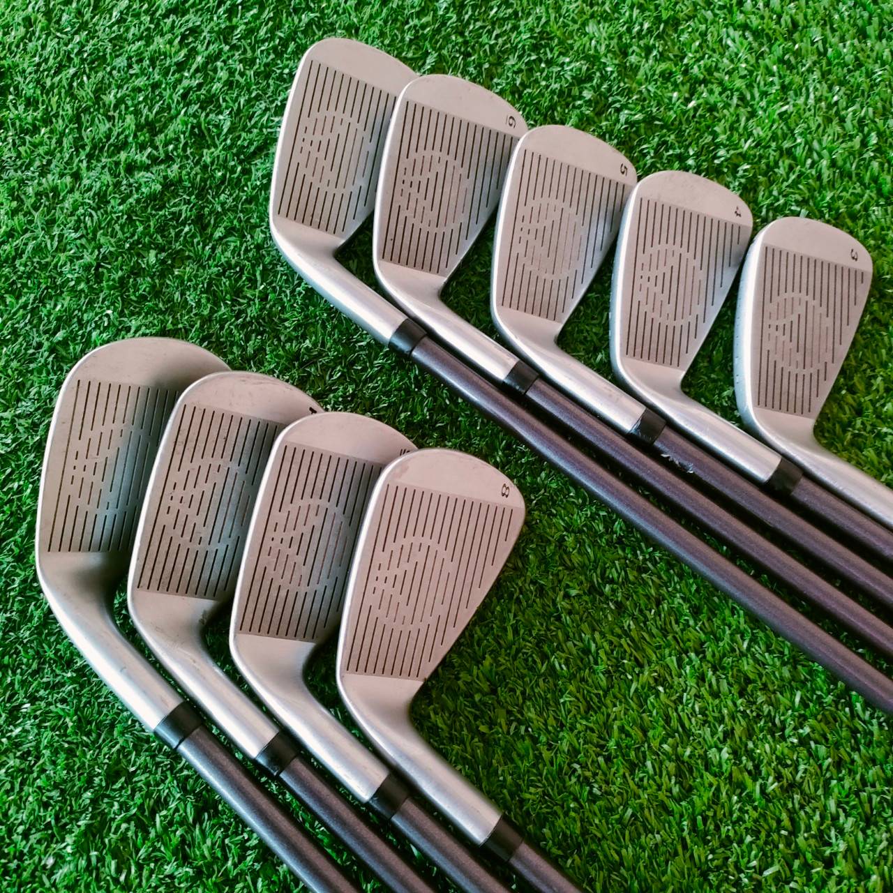 ชุดเหล็ก TAYLORMADE BURNER OVERSIZE มีเหล็ก 3-9 เเละ PW LW ก้าน TAYLORMADE PLUS FLEX R ก้านอ้วนแบบ "บับเบิ้ล" เอกสิทธิ์หนึ่งเดียว ของแบรนด์ Taylormade!! ไม้กอล์ฟมือสอง ของแท้ BY NakaraLuxurious