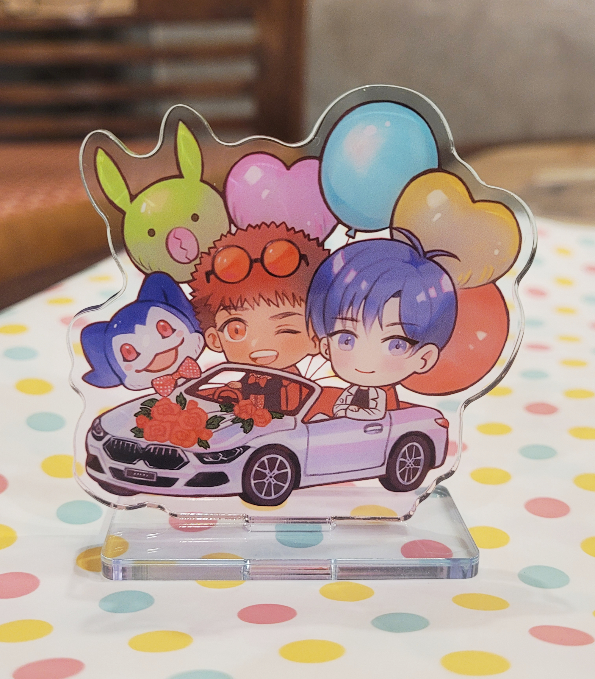 Daiken chibi drive car standee