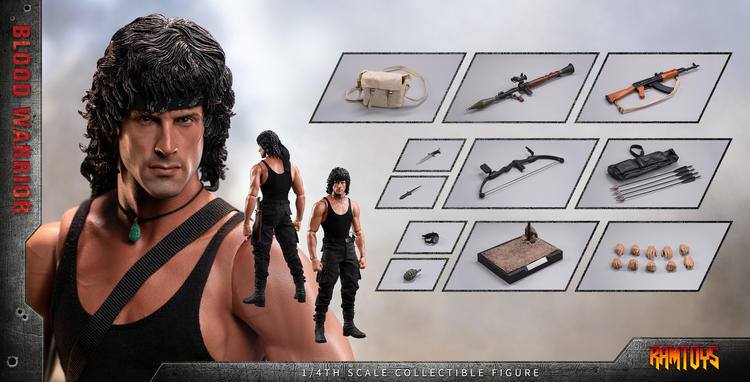 [สั่งจอง]RAMTOYS RT01 1/4 : Blood Warrior Rambo