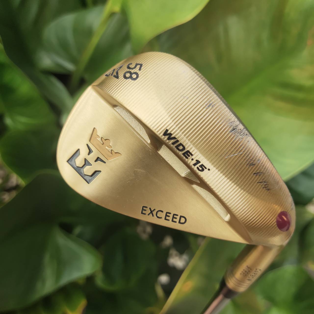 WEDGE EXCEED องศา 58 สีทองหรูหรา หน้าตะไบโหดจัด ตกหยุดถอยหลังแบบสับๆเลยค่ะ