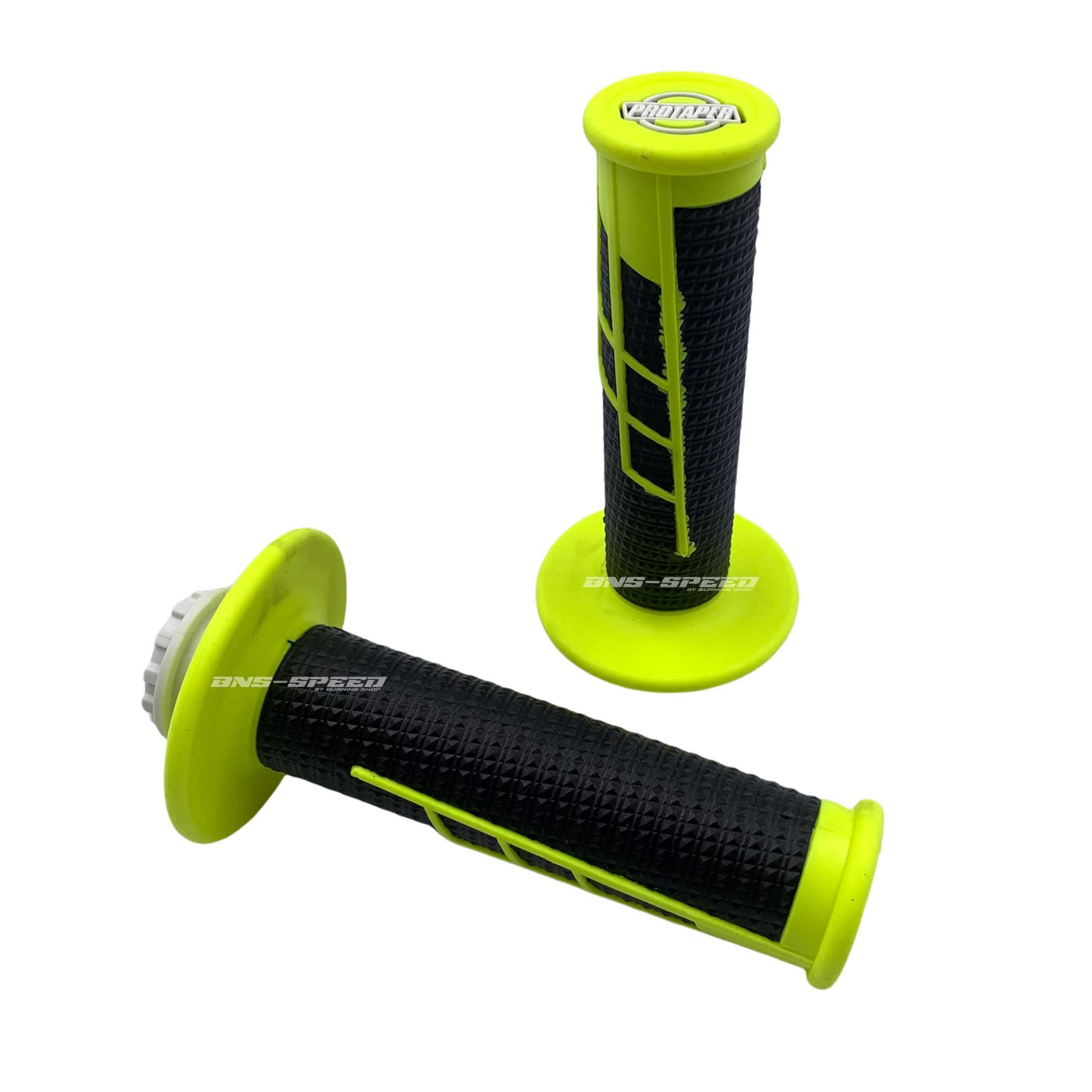 ปลอกแฮนด์ ProTaper Clamp-On Grip 1/2 Waffle สีนีออนเหลือง/ดำ