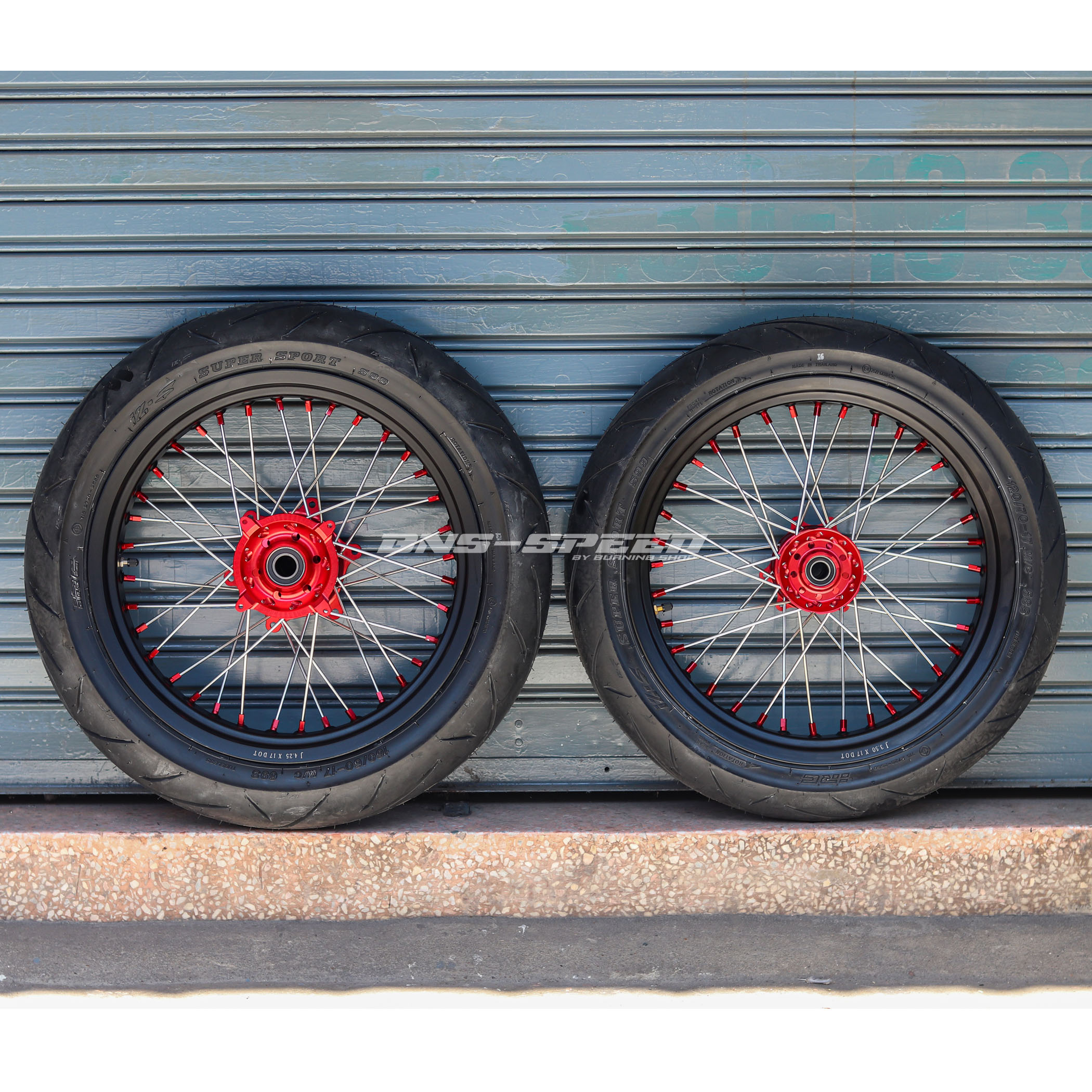 ชุดล้อโมตาด CRF450RL,CRF250/450R/RX 14-22 พร้อมยาง IRC IZS99