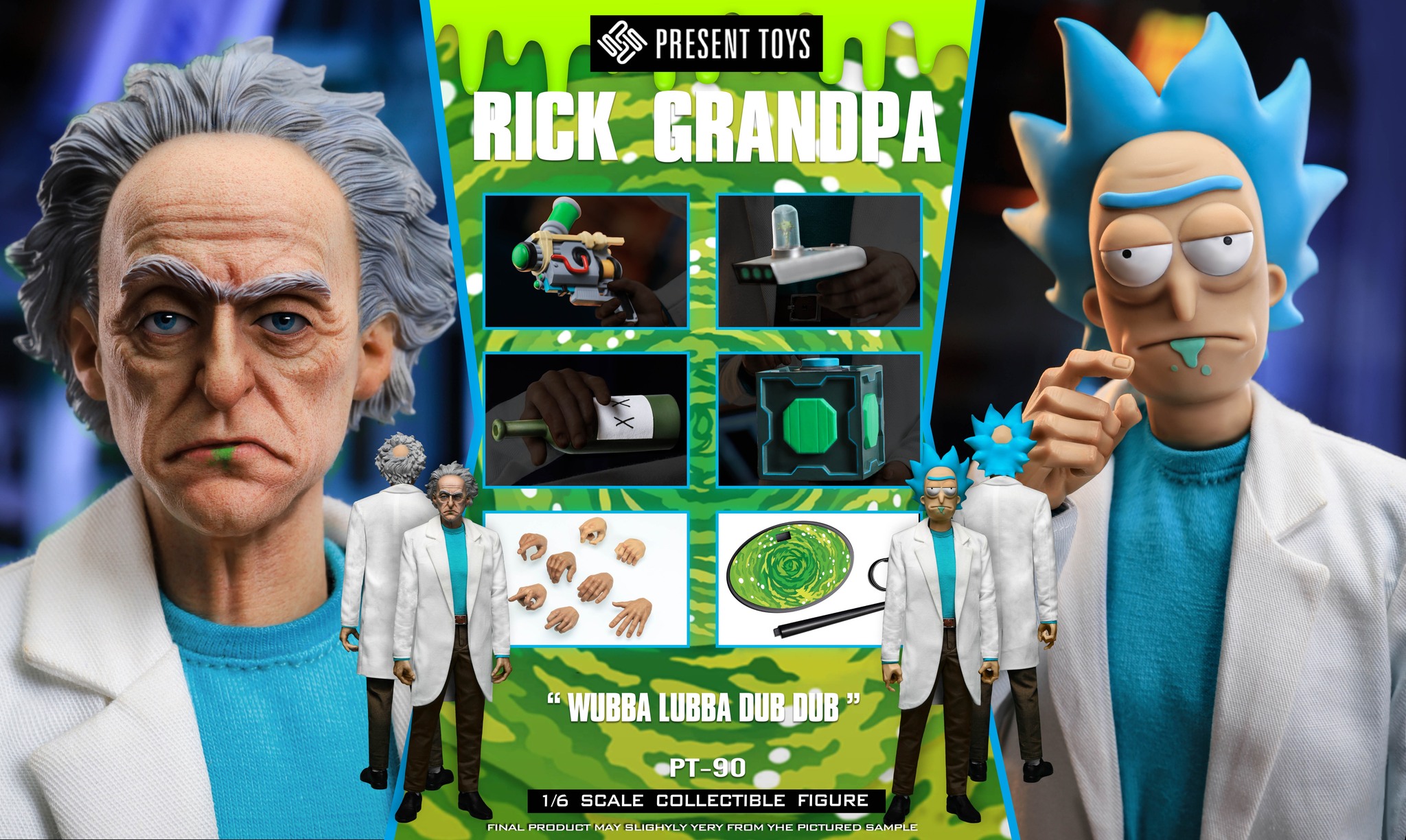 [สั่งจอง] PRESENT TOYS PT-sp90 1/6 : RICK GRANDPA