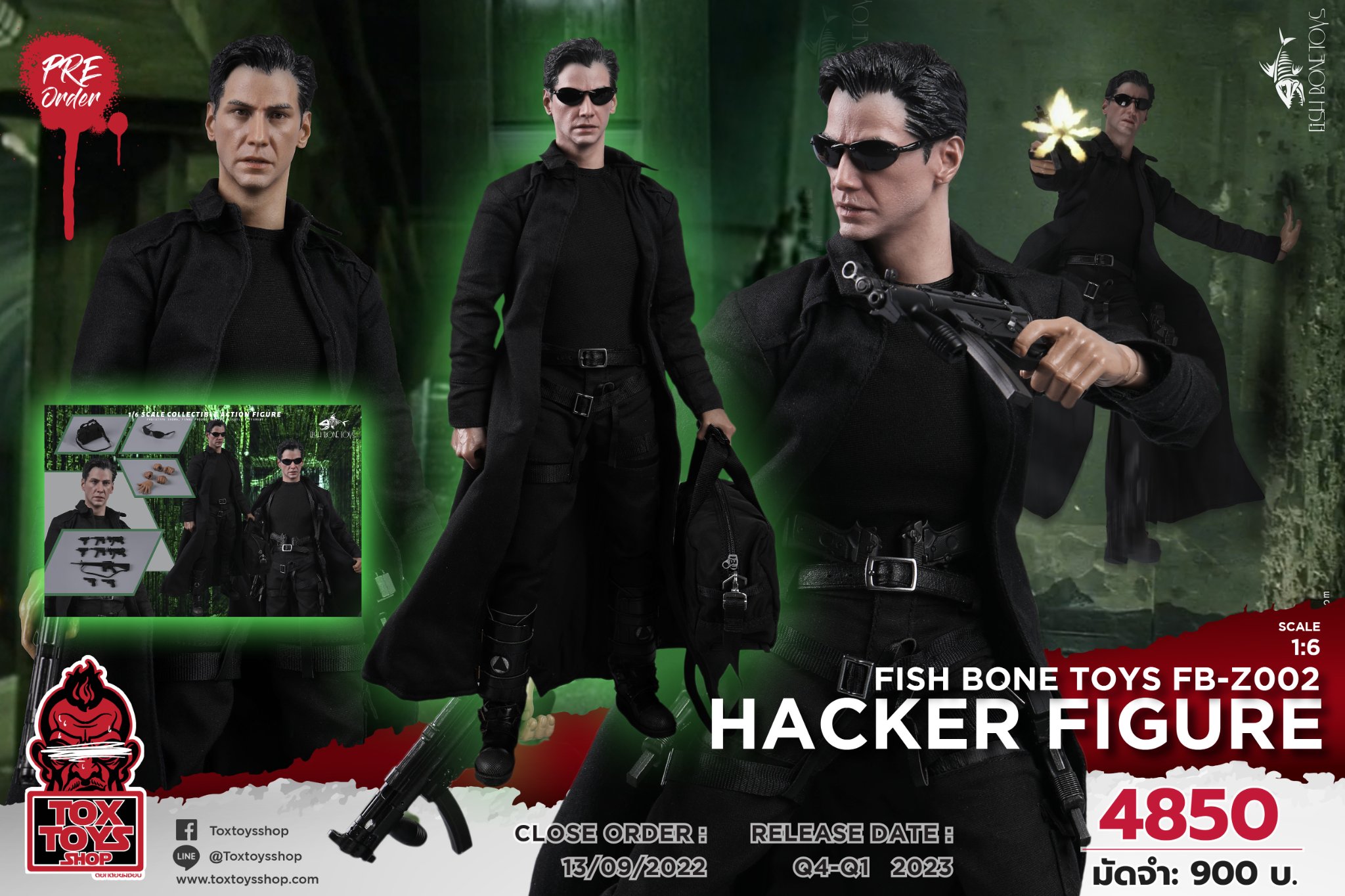 [สั่งจอง]FISH BONE TOYS FB-Z002 1/6 : Hacker figure