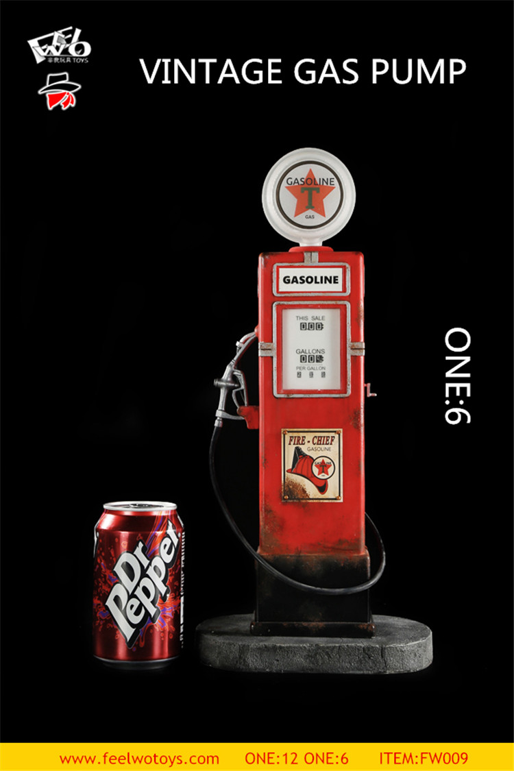 [สั่งจอง]FEELWOTOYS： 1/6, 1/12 scale vintage gas pump