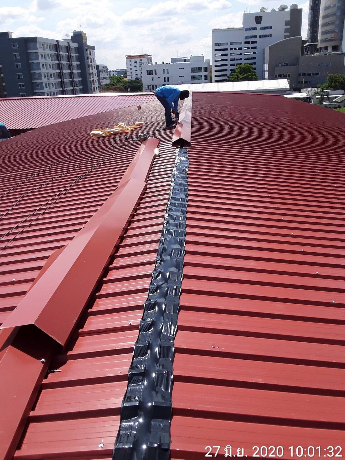 ดุริยางค์ตำรวจ(ปากเกร็ด) ปรับปรุงหลังคา,ฝ้า,เพดาน