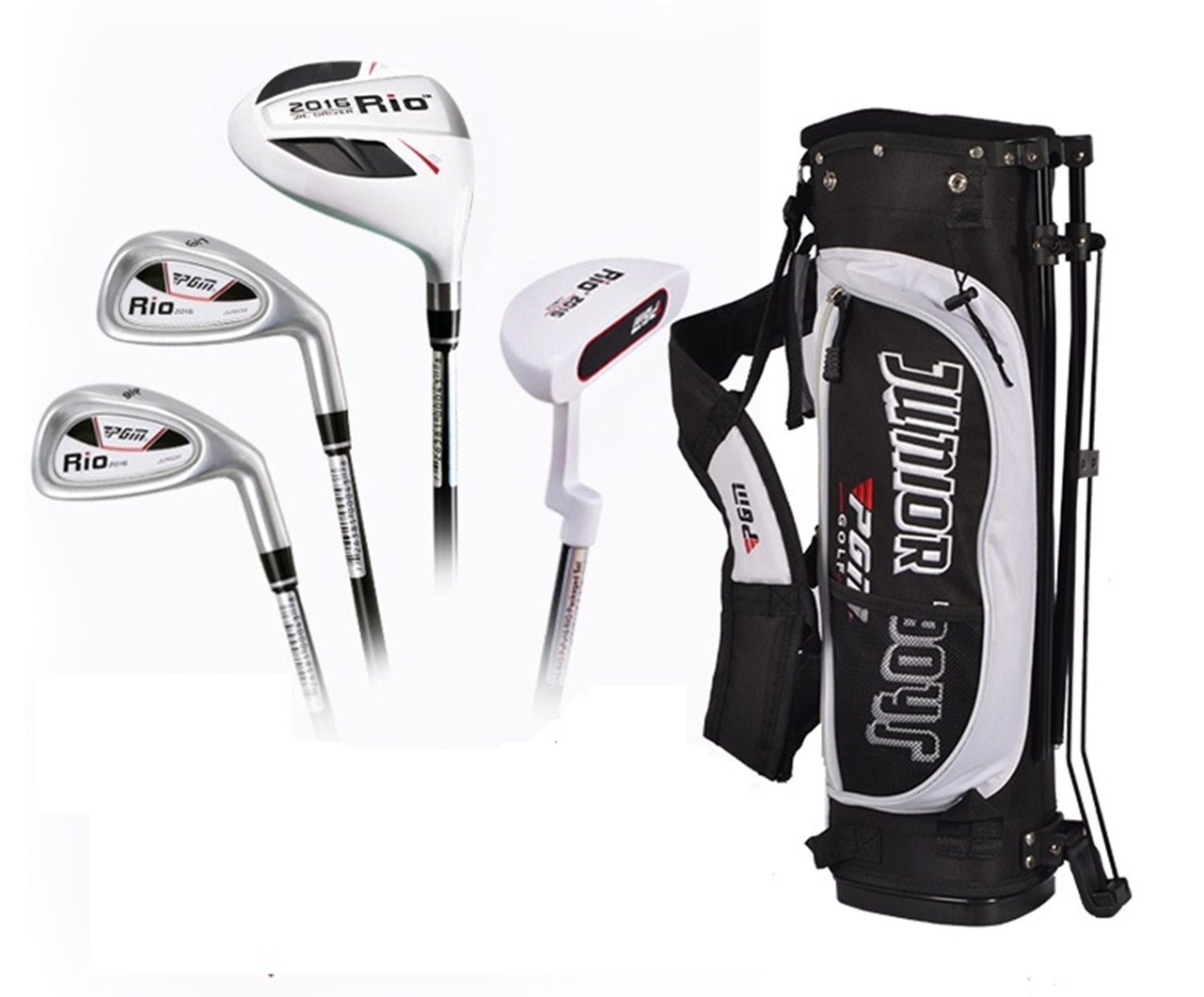 ไม้กอล์ฟเด็กครบชุด PGM RIO2016 BOY JRTG004 พร้อม ถุง ขาตั้ง