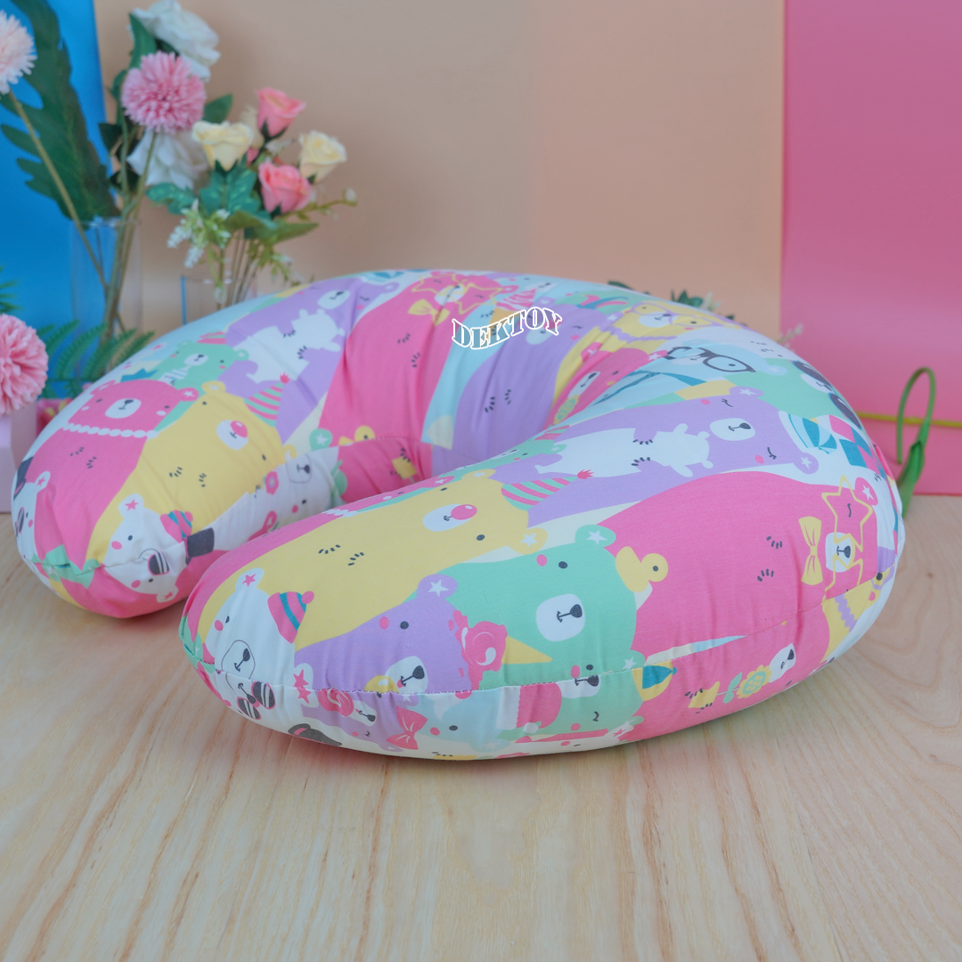 NANNY แนนนี่ หมอนรองให้นมลูกพร้อมปลอกแนนนี่ ลายN341